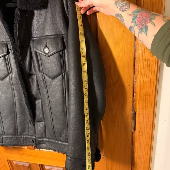 Sold~KITH leather trucker jacket XS - Picture 7 of 13